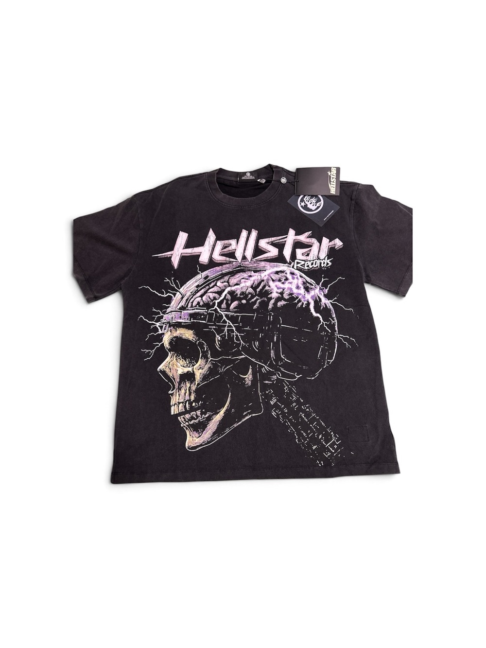 Black Graphic Skull Tee
